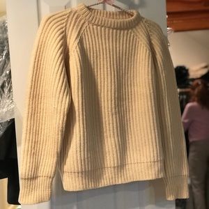 Cream wool sweater